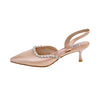 2 INCHES BEIGE SLINGBACK - DARLIN