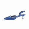 2 INCHES BLUE SLINGBACK HEEL - DARLIN